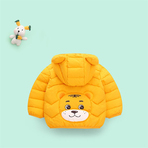 Otoño <span class=keywords><strong>Invierno</strong></span> lindo bebé con capucha abrigo <span class=keywords><strong>de</strong></span> algodón niños <span class=keywords><strong>niñas</strong></span> prendas <span class=keywords><strong>de</strong></span> vestir exteriores diseño <span class=keywords><strong>de</strong></span> dibujos animados cierre <span class=keywords><strong>de</strong></span> cremallera cálido Casual niños <span class=keywords><strong>chaquetas</strong></span> nuevo - Product Image 3