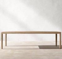 Ensemble chaise et Table en bois de teck, meubles d'extérieur, haute qualité