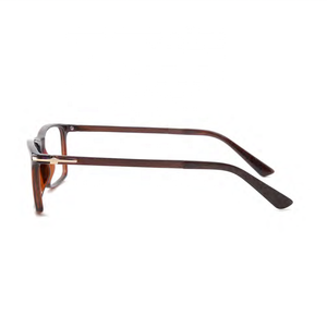 Venta directa de fábrica, monturas de plástico TR90 de color personalizado de medio marco para lentes de miopía a juego