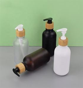 Emballage cosmétique personnalisé haut de gamme, flacons en plastique avec pompe, flacons de shampooing et de <span class=keywords><strong>lotion</strong></span> pour le corps givrés, 300 ml/500 ml - Product Image 5