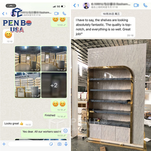 Quầy trưng bày nước hoa phong cách Ả Rập cao cấp, thiết kế tùy chỉnh cho trung tâm thương mại, quầy trưng bày nước hoa, nội thất cửa hàng nước hoa - Product Image 5