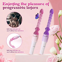 Vibrateur anal flexible à 7 billes, stimulateur de prostate, jouet sexuel pour hommes, femmes et couples - Perles anales, plug anal