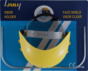 Pelindung wajah transparan, dipasang di kepala Anti cipratan wajah penuh keselamatan pelindung wajah plastik PC dengan Visor transparan - Product Image 6