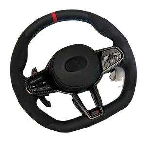 Volant en fibre de carbone avec palettes de changement de vitesse pour <span class=keywords><strong>Toyota</strong></span> A90 GR <span class=keywords><strong>Supra</strong></span> <span class=keywords><strong>MK4</strong></span> MK5 G80 2019 2020 2021 2022 2023 2024 2025 2026 - Product Image 1