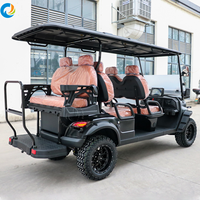 Robetaa Nouvelle Voiturette de Golf en Promotion de Haute Qualité 6 Places 400CC à Essence Personnalisation Disponible