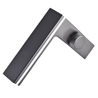 Robinet de lavabo en aluminium noir à vente chaude, robinet de lavabo intelligent chaud et froid, robinet de lavabo intelligent pour salle de bain