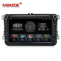 MEKEDE 4core Android reproductor de dvd de coche para VW/POLO/PASSAT B6/Golf/TOURAN/SHARAN 1 + 16GB/2 + 32GB WIFI GPS BT Radio de coche de navegación