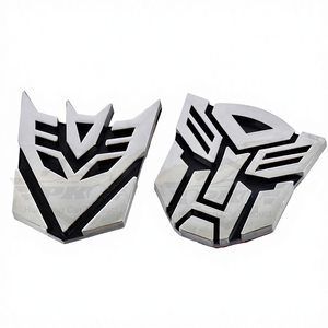 Emblema Metálico 3D para Maletero Trasero <span class=keywords><strong>de</strong></span> Coche, Adhesivo Lateral para Guardabarros, Emblema <span class=keywords><strong>de</strong></span> <span class=keywords><strong>Transformers</strong></span>, Logotipo <span class=keywords><strong>de</strong></span> Autobot, Insignia <span class=keywords><strong>de</strong></span> Estilo para Coche - Product Image 1