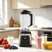 Mixeur Commercial Intelligent Électrique 8-en-1 avec Écran Tactile Couleur, Personnalisation OEM/ODM, pour Smoothies et Jus Glacés