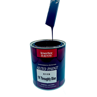 Peinture acrylique teintée bleue C119 1K, pigments importés, prête à l'emploi, peinture automobile finie, excellente pour la correspondance des couleurs