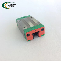 Bloc de pièces de machine CNC de précision en acier chromé HIWIN P5, rail de glissière linéaire HGW25CC