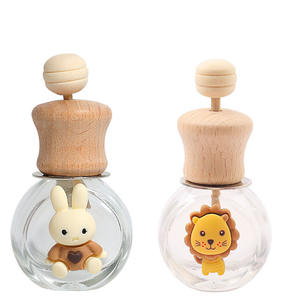 Glass Bottle <b>Diffuser</b> <b>Essential</b> <b>Oil</b> with Car Vent Clip - Product Image 1