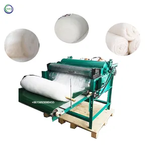 Otomatik besleme makinesi Polyester elyaf pamuk açma makinesi tekstil atık pamuk geri dönüşüm makinası