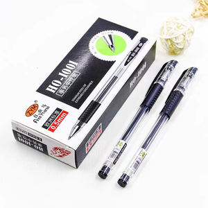 Pena Gel Laris Manis Grosir Tinta Hitam Berbasis Air dengan Logo Kustom Alat Tulis Promosi - Product Image 4