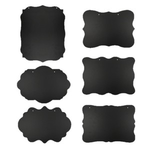 Wooden Double-Sided Hanging Blackboard 25x35cm Creative Decoration For Classroom Or Shop Display Memo <b>Board</b> - Product Image 3
