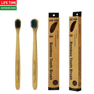 Cepillo de <span class=keywords><strong>Dientes</strong></span> de Bambú Biodegradable Ecológico Natural de Cabeza Ancha en <span class=keywords><strong>Caja</strong></span> de Kraft, Cepillo Dental Ecológico y Sostenible - Product Image 3