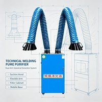 Extracteur de fumées de soudage portable à forte puissance d'aspiration pour système de purification des fumées de soudage en atelier – Utilisez l'air propre