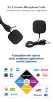 Microphone de conférence sans fil Micro haut-parleur de conférence