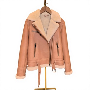 Manteau Moto Unisexe en Similicuir et Fourrure, Coupe Slim, Style Urbain Tendance, Fermeture Éclair, Vente en Gros - Product Image 1