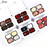 Palette de gel éponge 4 couleurs en gros pour nail art DIY et design ombré professionnel avec éponge