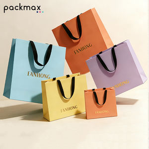 Bolsa de Papel Laminado con Logotipo Personalizado, Ecológica, de Lujo, para Joyería, Vino, Compras, Fiestas de Cumpleaños y Bodas, para Supermercado - Product Image 3