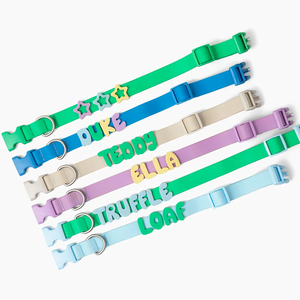 <span class=keywords><strong>Collar</strong></span> de Perro Ajustable Personalizado de Silicona Impermeable con Recubrimiento de PVC, <span class=keywords><strong>Collar</strong></span> de Perro con Dijes Lindos - Product Image 1