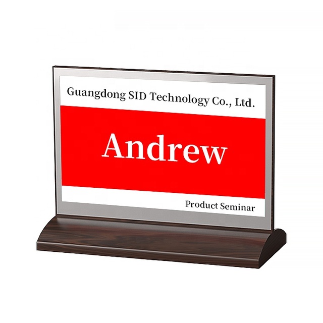 7.5inch APP Electronic Nameplate Wireless E-Paper Display Conference Table Card Electronic E Ink Screen Meeting Nameplate