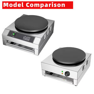 Machine à crêpes professionnelle électrique 40 cm pour restaurants et usage domestique, design arrondi, pour snacks - Product Image 4