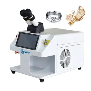 Mesin las otomatis Laser kecil perhiasan 80W mesin las Laser presisi tinggi YAG Laser perhiasan untuk dijual
