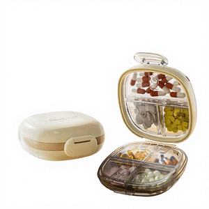 JUXINDA Boîte à pilules hebdomadaire à 7 compartiments, étanche, sans BPA, en PP moulé par injection, écologique - Product Image 1