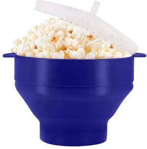 Magnetron Popcorn Popper, Siliconen Popcorn Maker, Inklapbare Popcorn Kom