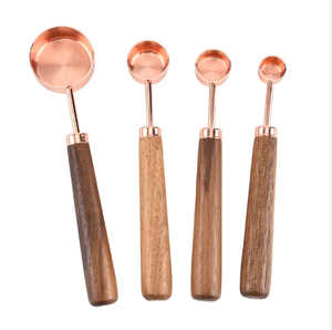 Juego de cubiertos de acero inoxidable de alta calidad, vajilla desechable con mango de cuerno, cubiertos, cucharas medidoras para fiestas de hoteles, nuevo - Product Image 1