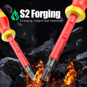 LAOA Petit tournevis isolé pour électricien, outil résistant à la tension, 1 pièce - Product Image 4