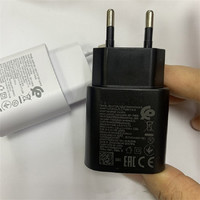 Adaptateur secteur 25W USB C fourni par l'usine, chargeur de voyage, chargeur ultra-rapide pour Samsung Galaxy Note 10 20 S21 S22