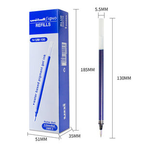 <span class=keywords><strong>Uni</strong></span>-<span class=keywords><strong>ball</strong></span> 0.5mm màu xanh đen đỏ gel mực nạp (UMR-5) - Product Image 5