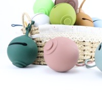 Étui pour sucette personnalisé écologique pour bébé Porte-sucette portable avec clip factice Boîte à sucette Étui pour sucette en silicone pour bébé