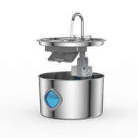 Distributeur d'eau automatique pour animaux de compagnie 3,2 L en acier inoxydable, équipement d'abreuvement étanche pour chats et chiens, compatible OEM