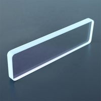 Feuille de verre de quartz fendue à haute transmittance personnalisée pour instruments de laboratoire