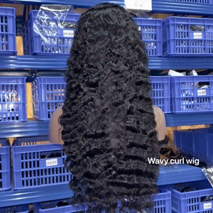 Penjual <span class=keywords><strong>Wig</strong></span> Setengah Kepala Rambut Manusia Asli, Model Keriting Burma, Gelombang India, Keriting Kinky, <span class=keywords><strong>Pixie</strong></span> Curly, Gelombang Alami, Lurus - Product Image 6