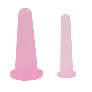 Silicone Facial <b>Massage</b> Cupping <b>Set</b> Single Hole Food Grade Health Care Moisture Absorbing For Face <b>Massage</b> - Product Image 1