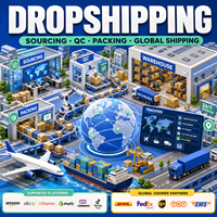 Agent de dropshipping en Chine, approvisionnement en produits, inspection de la qualité, emballage, entreposage et livraison mondiale