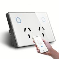 Interrupteur intelligent électrique 16A 250V WiFi, commande vocale à distance, interrupteur tactile pour la domotique