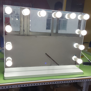 Blanco grande escritorio Hollywood espejo <span class=keywords><strong>con</strong></span> <span class=keywords><strong>bombillas</strong></span> <span class=keywords><strong>de</strong></span> luz maquillaje <span class=keywords><strong>tocador</strong></span> grande - Product Image 6