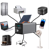 Station d'alimentation portable solaire MPPT tout-en-un 2500W 3000W 5000W avec chargeur de voiture, lampe de poche et charge sans fil pour la sauvegarde d'urgence