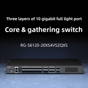 สวิตช์เครือข่ายระดับองค์กร <span class=keywords><strong>RG</strong></span>-S6120-20XS4VS2QXS แบบ 20 พอร์ต 10 กิกะบิต (รองรับ 2.5G) พร้อมฟังก์ชันการรวมสัญญาณแบบ Layer 3 - Product Image 5