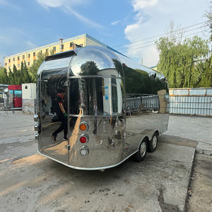 Carrito de perritos calientes y remolque de café, equipo de cocina completo, camión de comida móvil hecho a mano en China, fibra de vidrio y aluminio duraderos - Product Image 3