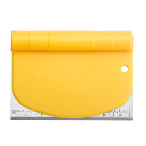 Outils de cuisson en céramique pour le <span class=keywords><strong>pain</strong></span> et les gâteaux, coupe-pâte en acier inoxydable, racloir <span class=keywords><strong>à</strong></span> pâte avec échelle de mesure - Product Image 2