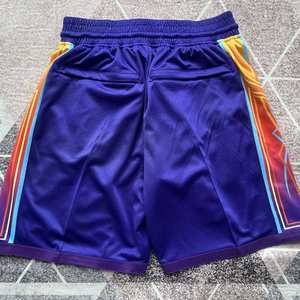 Saldi 2024 Short da Basket Vintage con Logo Personalizzato Nuove Tendenze in Rete di Poliestere da Uomo - Product Image 5