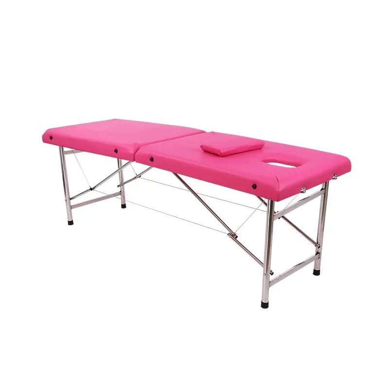 Tedarik taşınabilir katlanabilir dövme güzellik masaj yatağı yüksek kaliteli Spa yakı yatak masaj masası