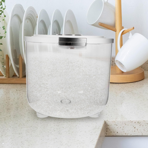 Kitchen <b>Food</b> Organizer BPA Free <b>PET</b> Rice Bin Dispenser Storage Container Freshness Preservation 30L 20L 10L Modern Storage - Product Image 4